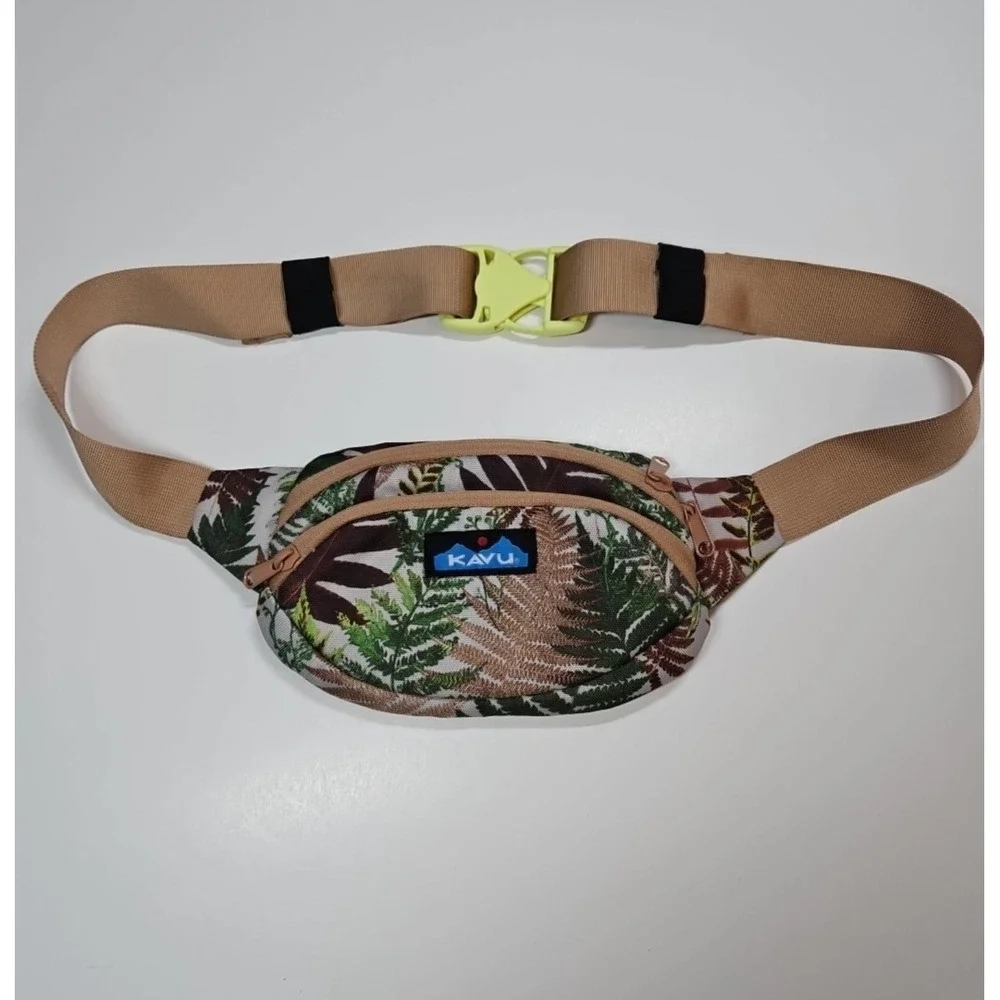 KAVU Spectator Adjustable Waist Pack Fanny‎ Pack Fern Print